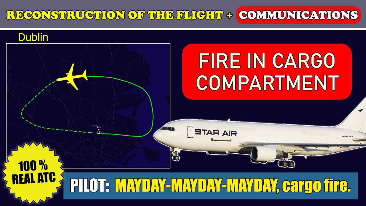 FIRE IN CARGO compartment | European Air Transport Boeing 767-200 | Dublin, ATC