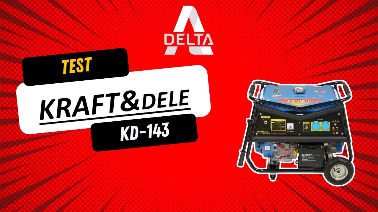 Agregat prądotwórczy Kraft&Dele KD-143 TEST