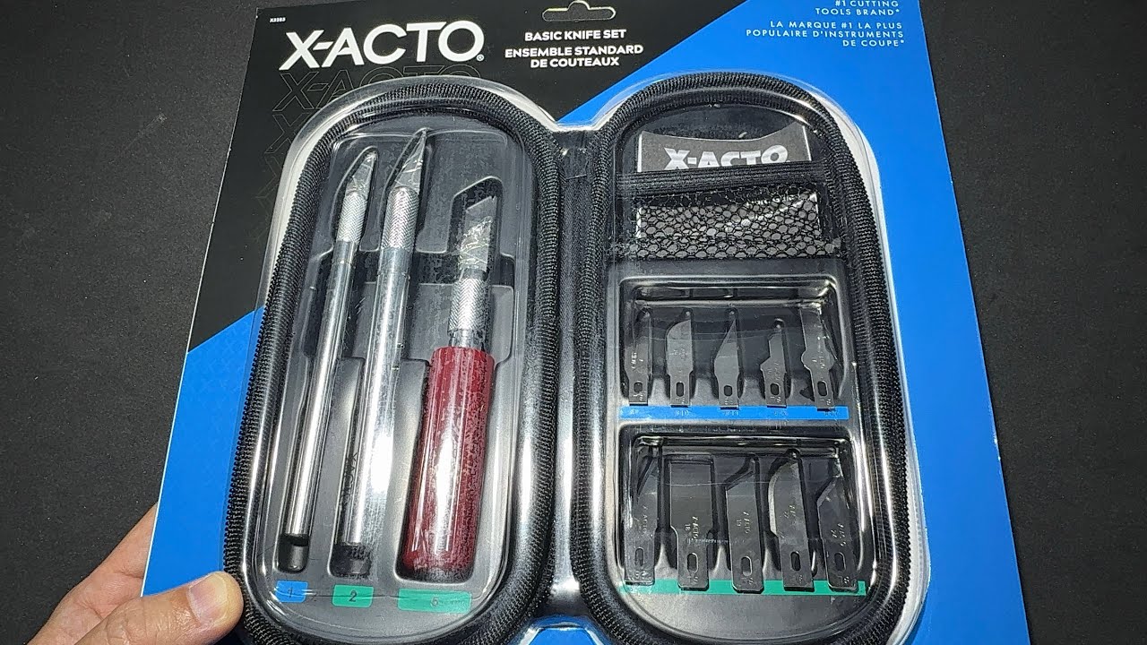 X-ACTO X5285 BASIC CRAFT KNIFE SET ทั้งหมดแค่พันสอง แต่ของให้มาเต็มๆ 