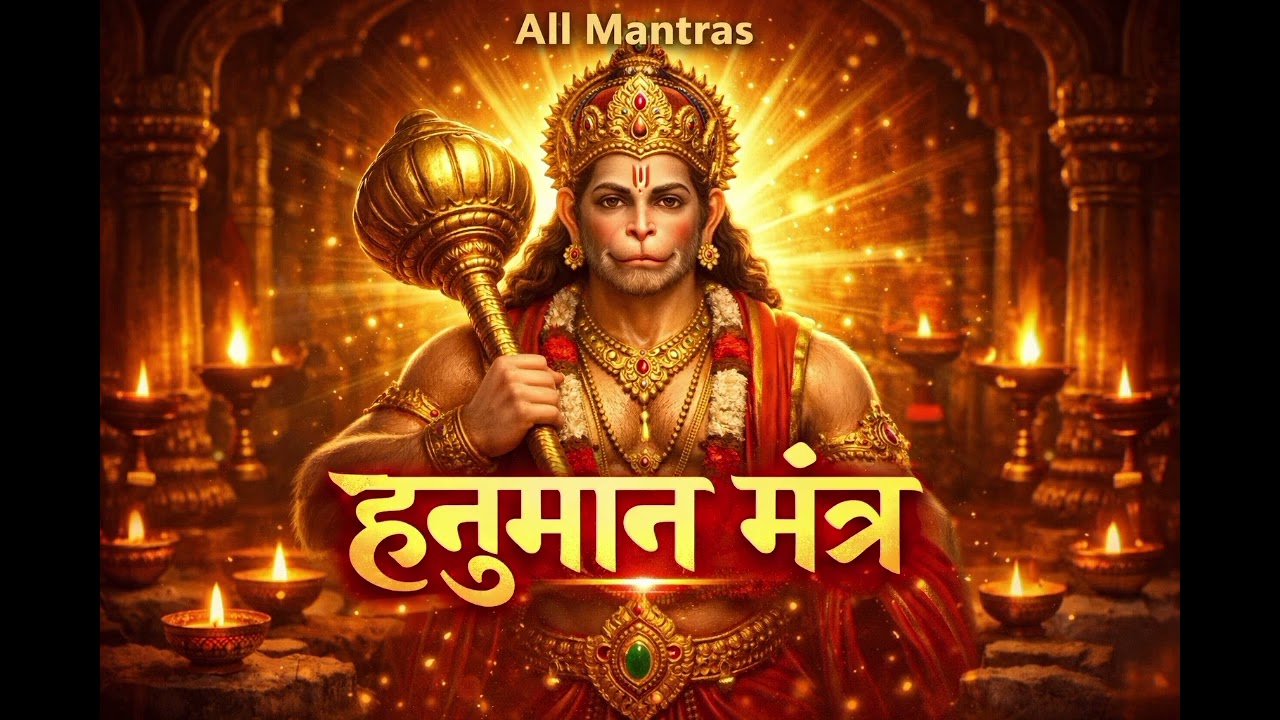 ॐ हनुमान मंत्र – सुबह-सुबह सुनें, सभी बाधाएँ दूर हों