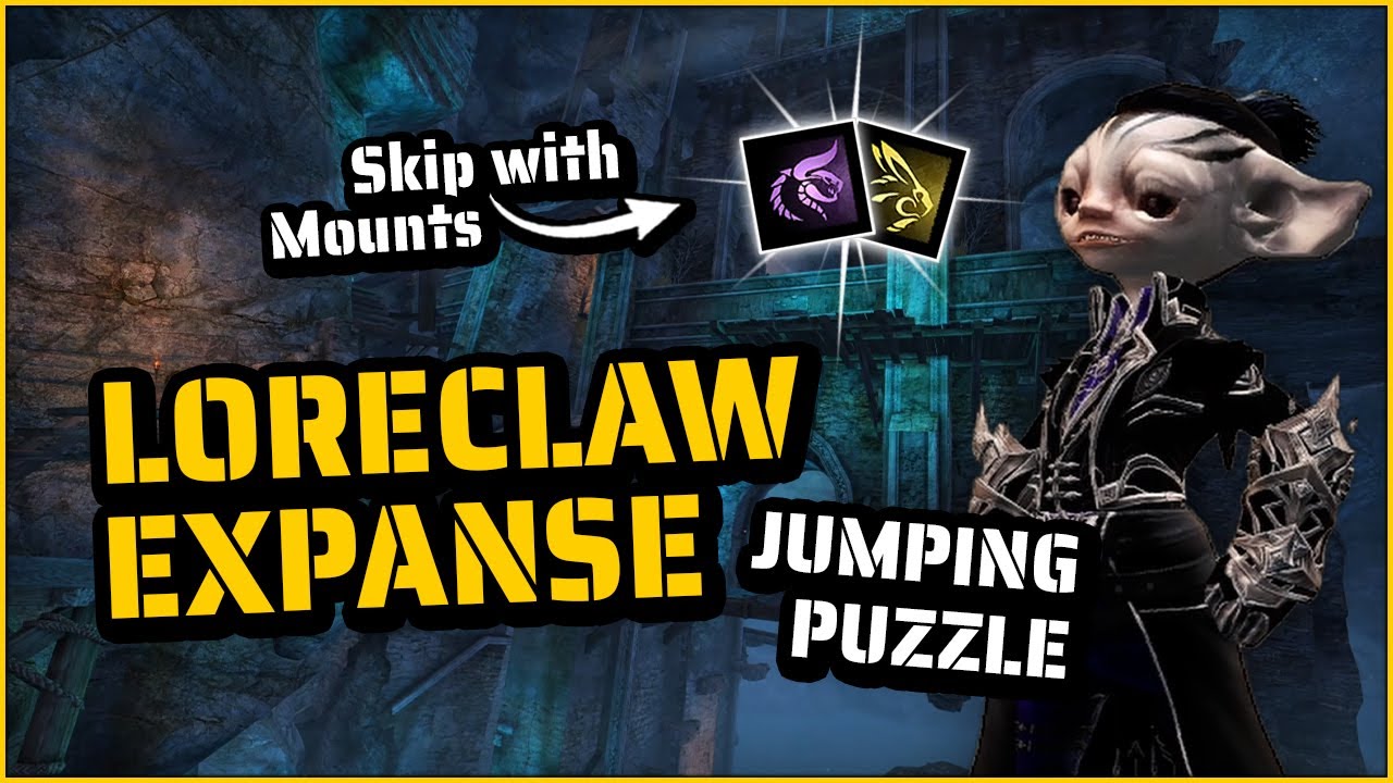Loreclaw Expanse Jumping Puzzle & Mount Skip | Plains of Ashford JP in Guild Wars 2