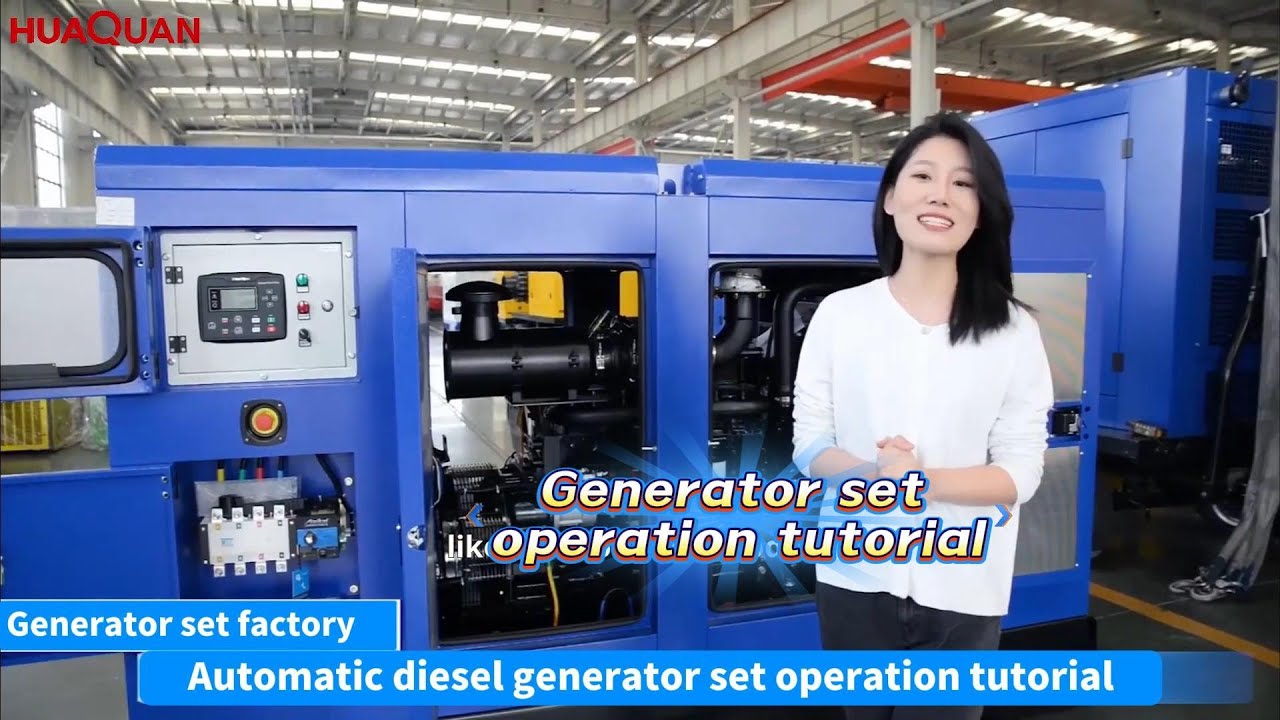 Automatic diesel generator start-up operation tutorial。