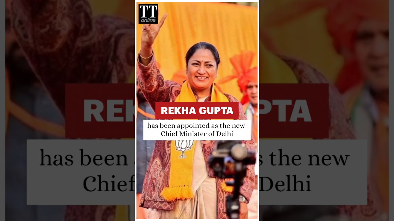 Rekha Gupta is Delhi&rsquo;s New Chief Minister, Pravesh Verma Elected Deputy CM #delhicm #rekhagupta