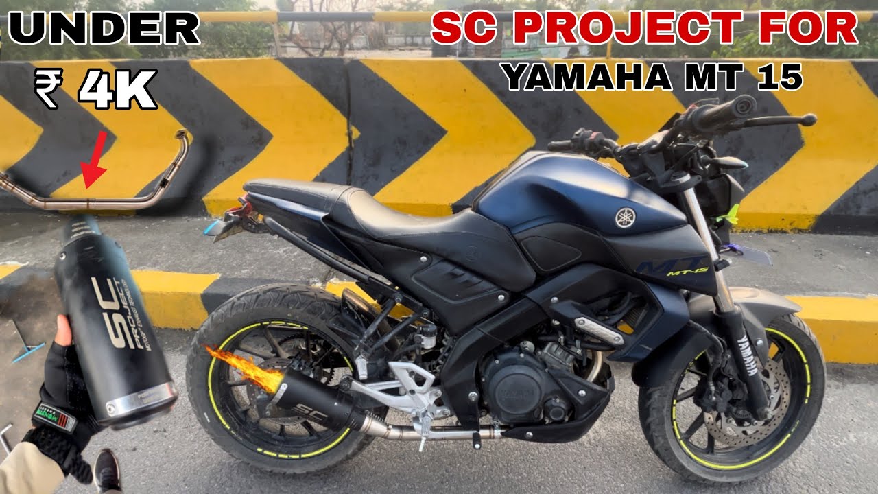 Best Exhaust For Yamaha Mt 15 | Finally Apne Bike Mt 15 Mai Sc Project Lagwa Leye