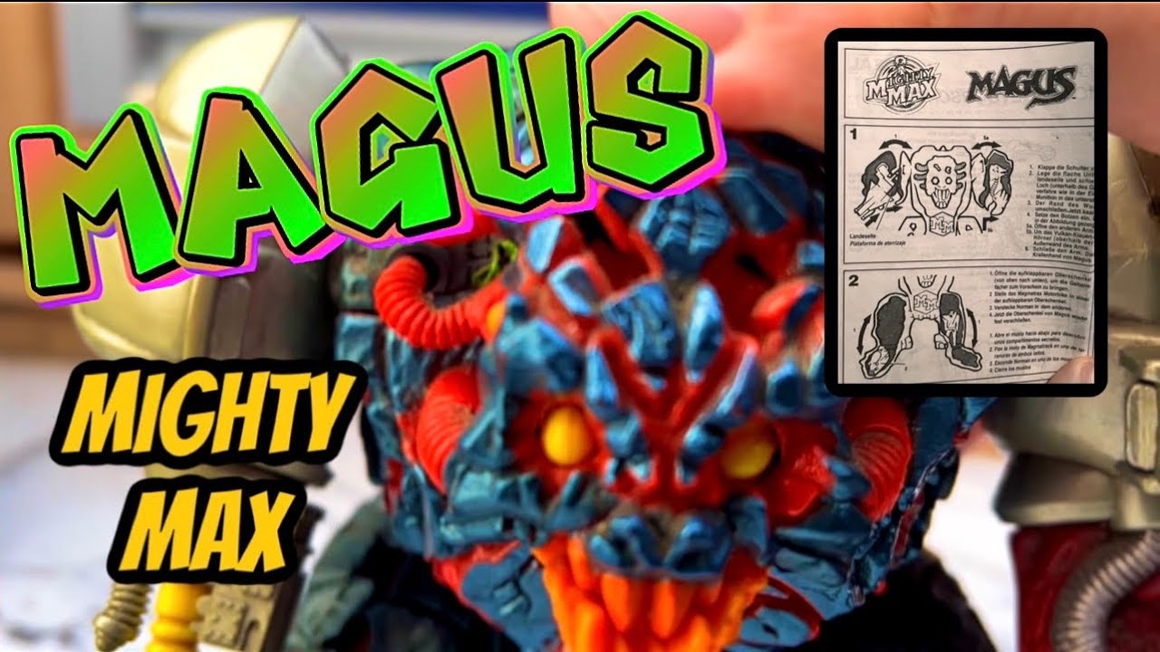 BLAST MAGUS  1993!! 🌋👹the coolest toy of the 90’s 🧢Mighty Max series
