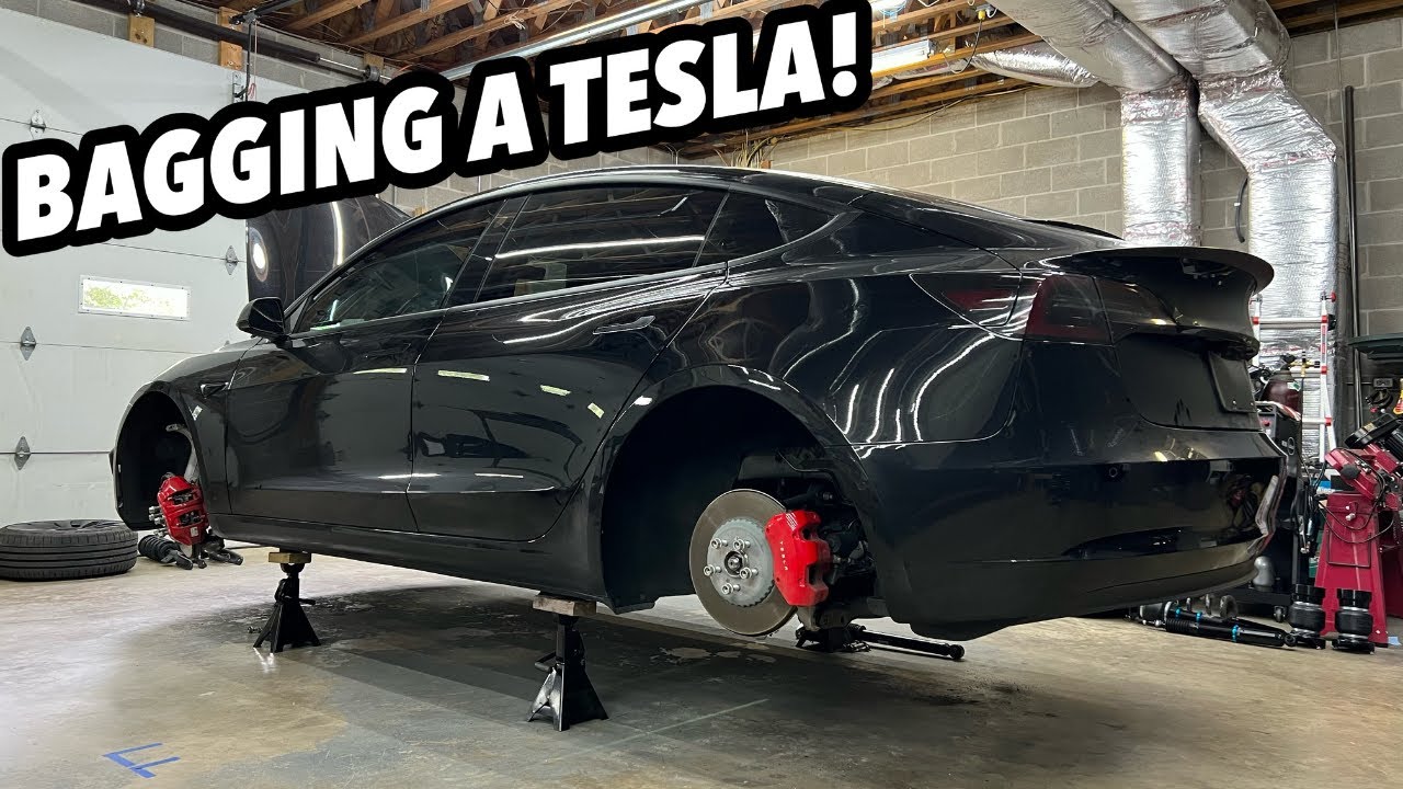 BAGGING A TESLA PERFORMANCE MODEL 3! (My First Time Working On One)