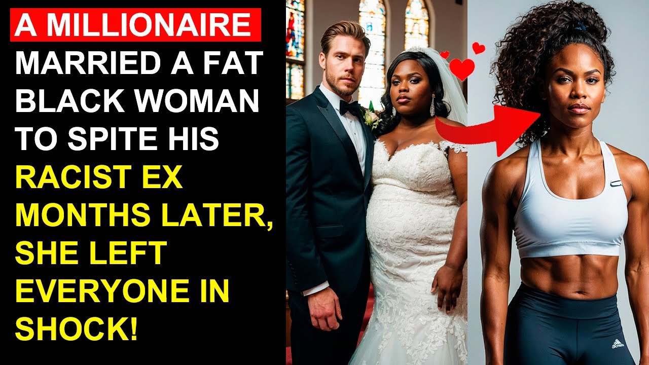 A Millionaire Married a Fat Black Woman to Spite His Racist Ex—Months Later, She Left Everyone in...