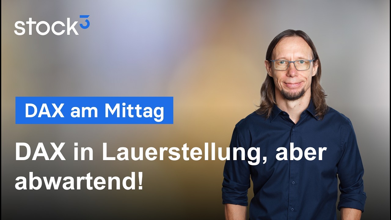 DAX Analyse am Mittag - Klare Aufgabe f&uuml;r die Bullen! Aktuelle DAX Marken!