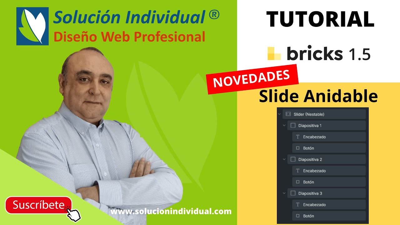 Bricks Tutorial - Slider Plano y Slider Anidable (Nestable) - WordPress