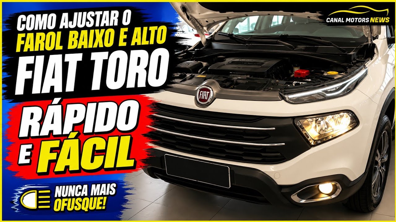COMO REGULAR / ALINHAR O FAROL DA FIAT TORO