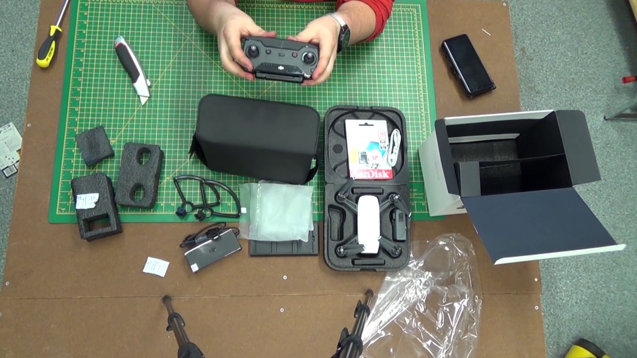 DJI SPARK Combo unboxing & Hidden feature found! (link in description)