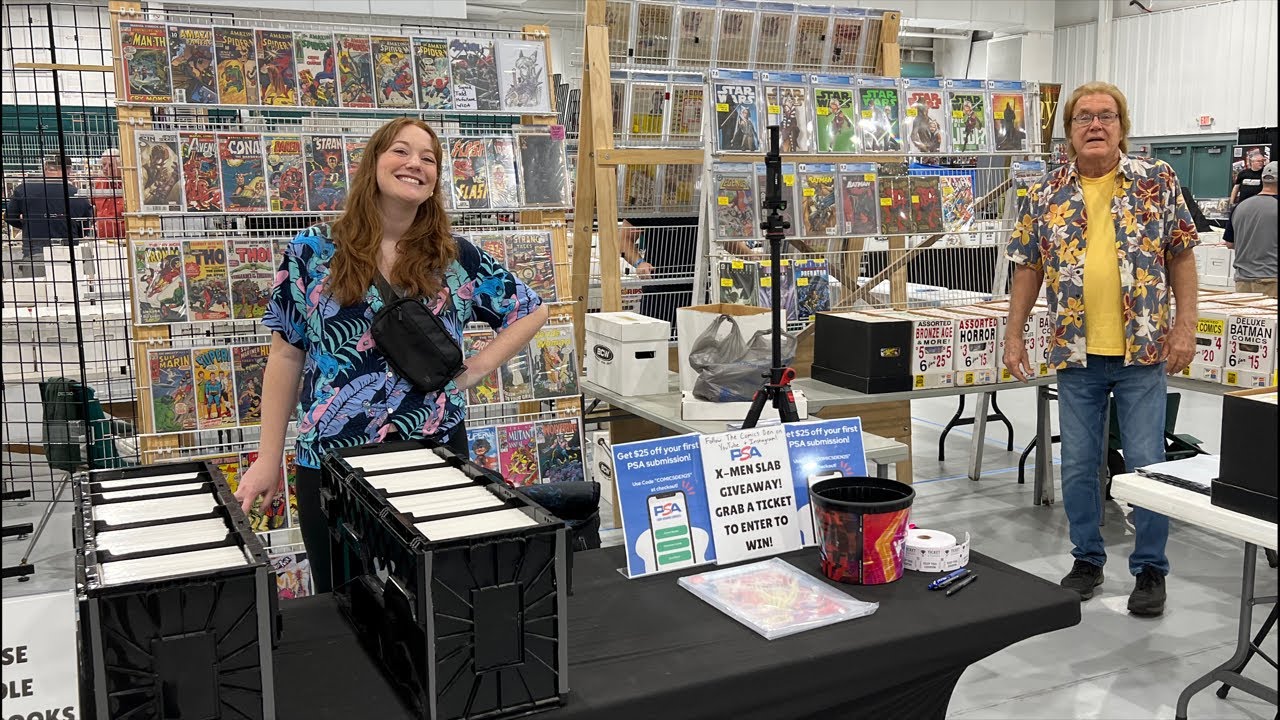 Selling Key Issue Comic Books at Daytona Comic Con | Vendor POV Livestream