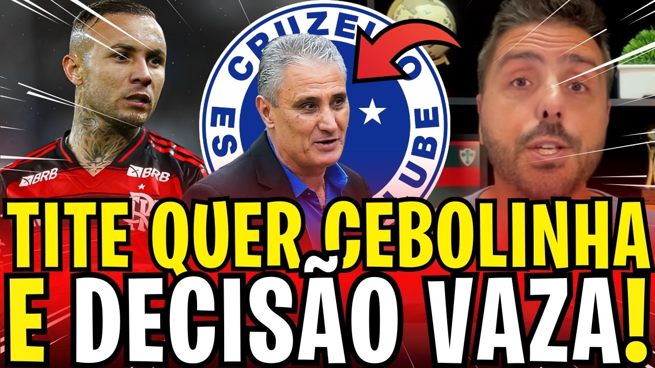 URGENTE! TITE TEM ULTIMATO NO CRUZEIRO! CLUBE ANUNCIA DECISÃO E CEBOLINHA TEM RESPOSTA DEFINITIVA