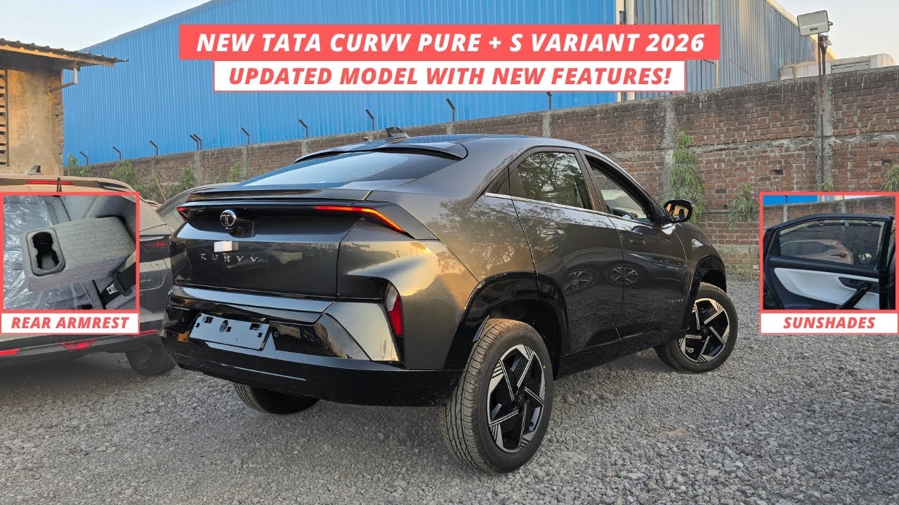 Updated Tata Curvv Pure Plus S 2026 Walkaround | With Panoramic sunroof | GA Automotive