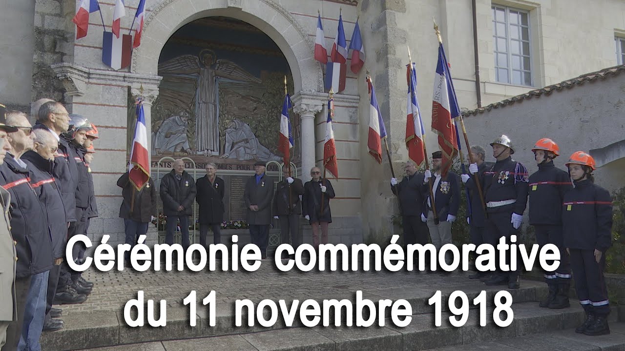 Cérémonie commémorative du 11 novembre 1918  #tvsevreetmaine