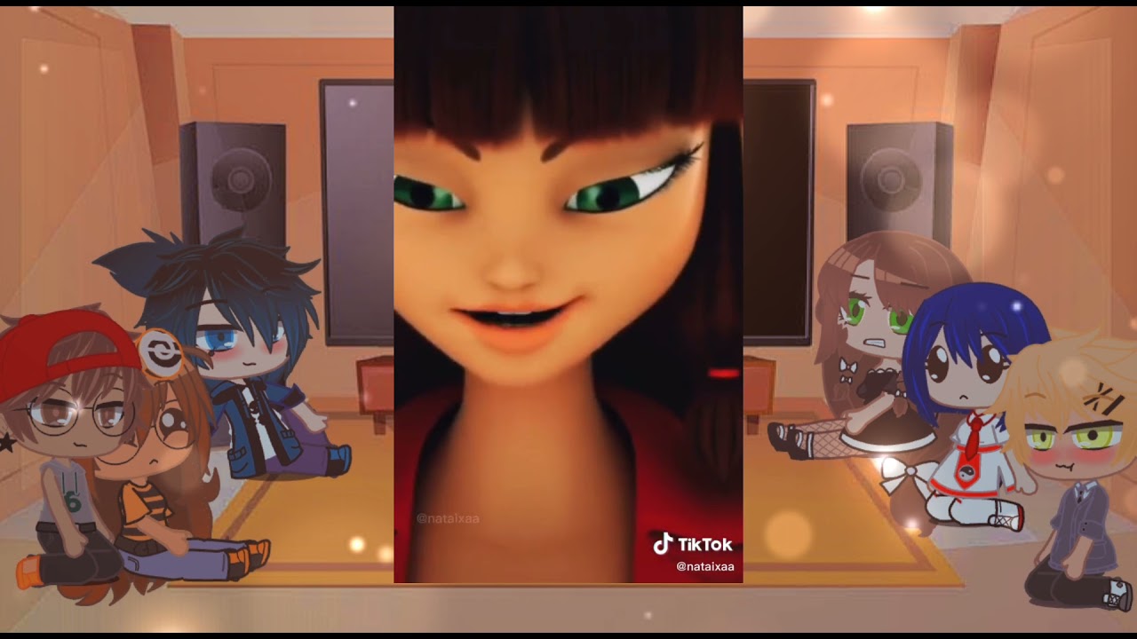 || mlb react to marinette || Adrimaintte💛💙|| gacha club||