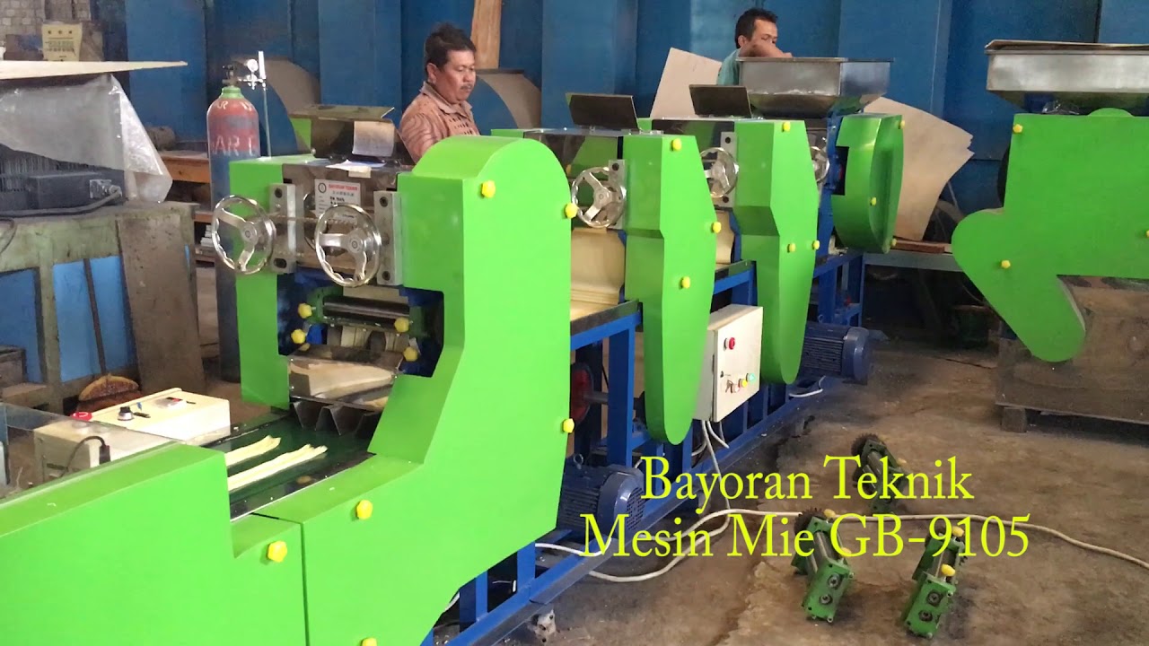 Mesin Pembuat Mie FULL OTOMATIS dari Bayoran Teknik! Sekali press langsung menggulung mie!