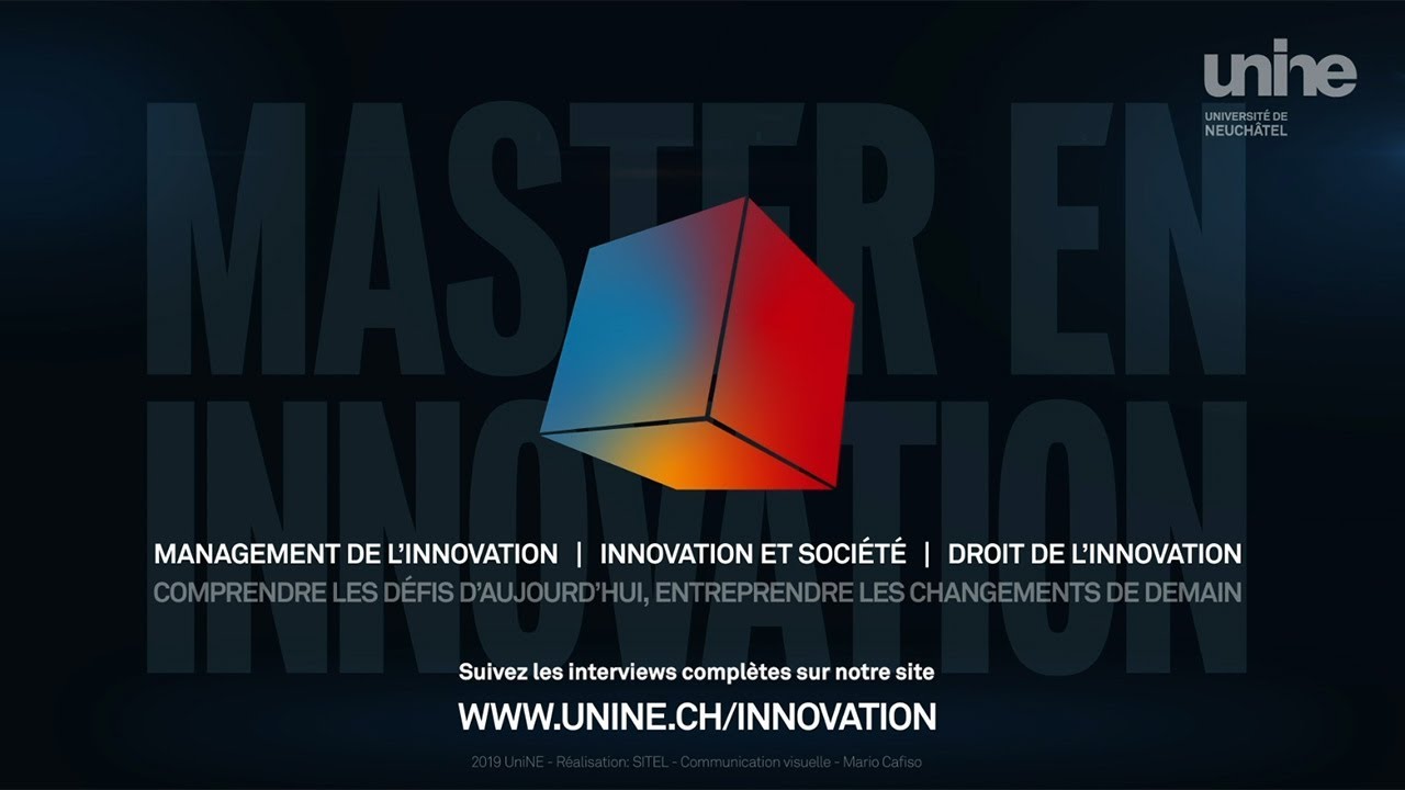 Le Master en innovation - Université de Neuchâtel