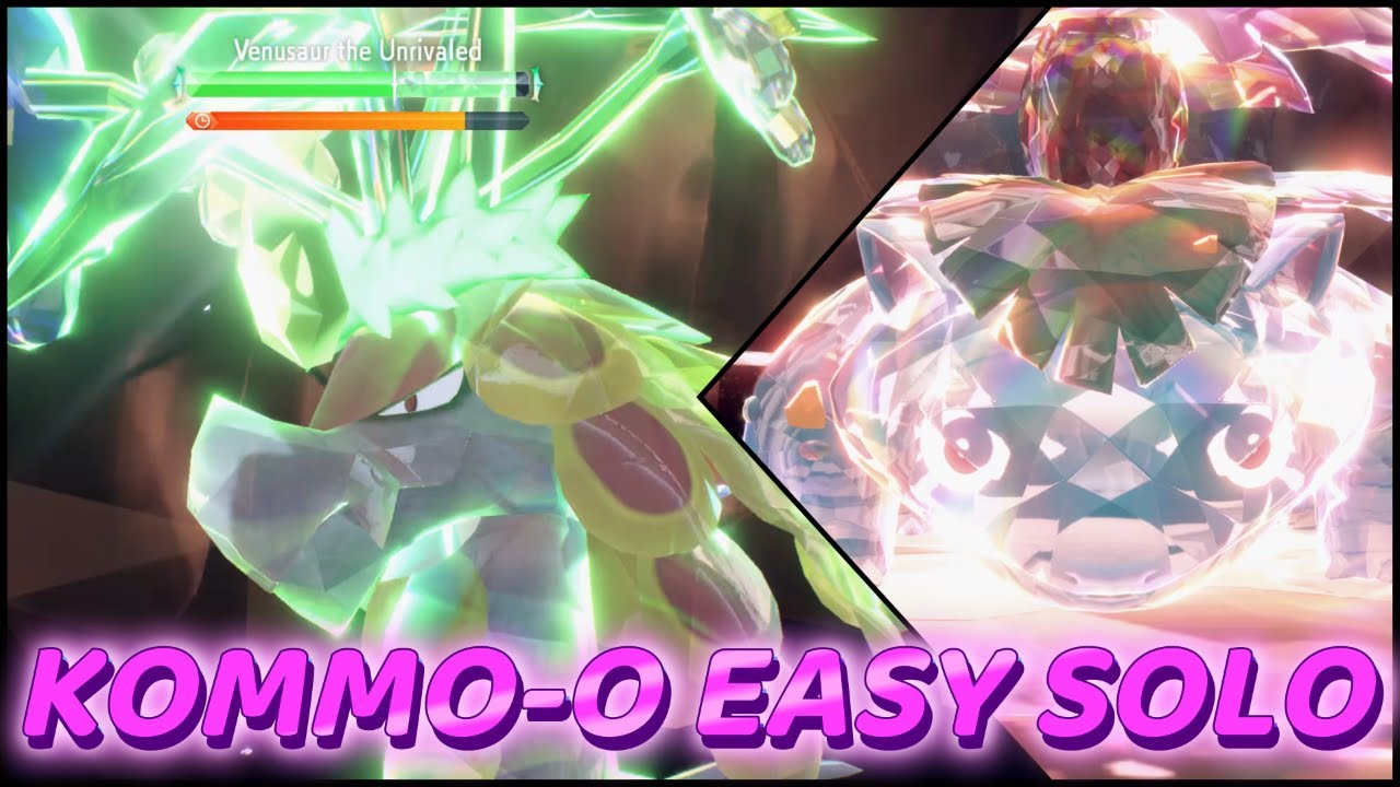 KOMMO-O Build To Easily Solo 7 Star Venusaur Tera Raid Event
