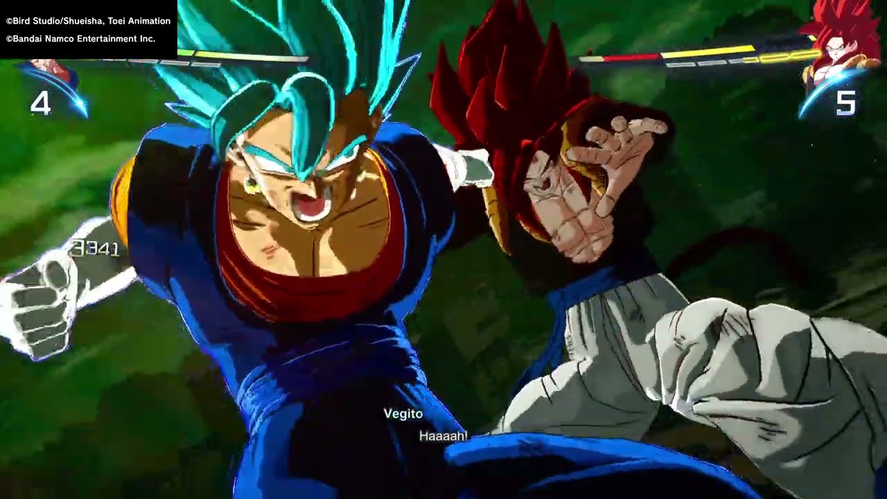 DRAGON BALL: Sparking!  Super Saiyan Blue Vegito vs Super Saiyan 4 Gogeta