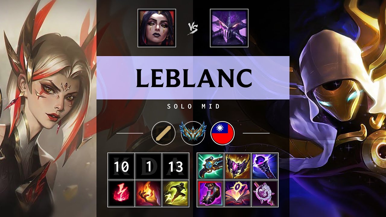 LeBlanc Mid vs Kassadin - TW Challenger Patch 25.12