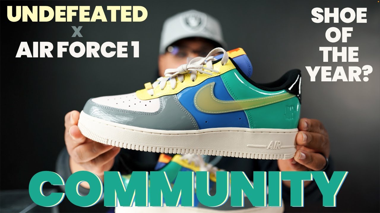 NEW UNDEFEATED AIR FORCE 1! DETAILED LOOK! SNEAKER OF THE YEAR? 