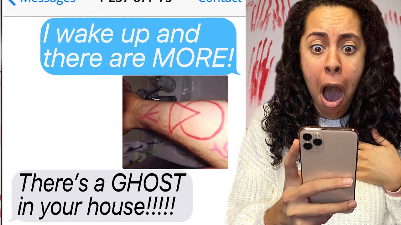A GHOST is HAUNTING ME! IT Draws ON EVERYTHING! (Scary Text Message Story)