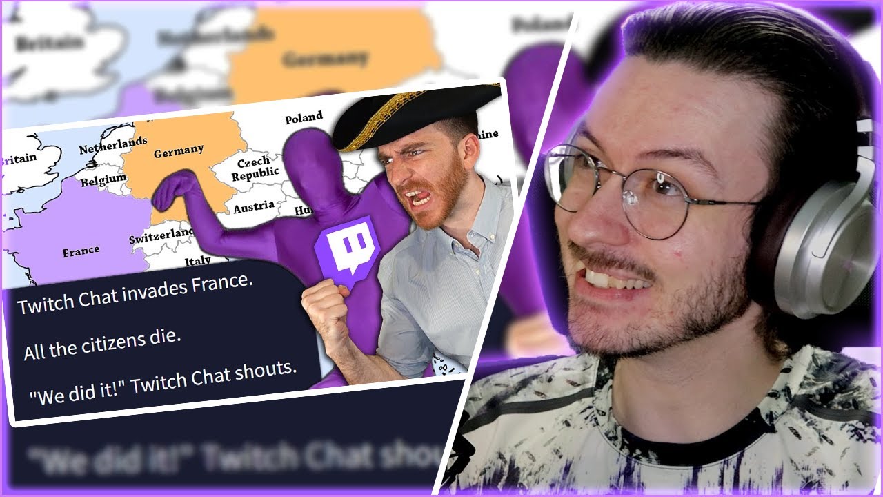 Dax Reacts to @DougDoug Twitch Chat and I invaded Europe with Artificial Intelligence