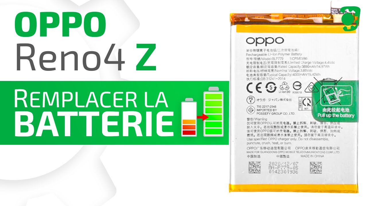 Comment changer la batterie du Oppo Reno 4Z ? Tuto Brico-phone