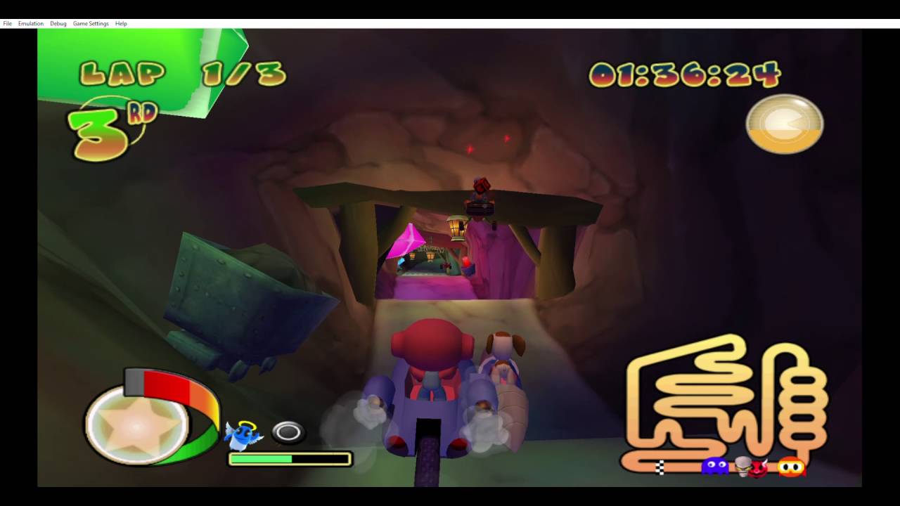 Pac-Man World Rally - PSP Exclusive Content (Mr. Driller and Subterranean Speedway)