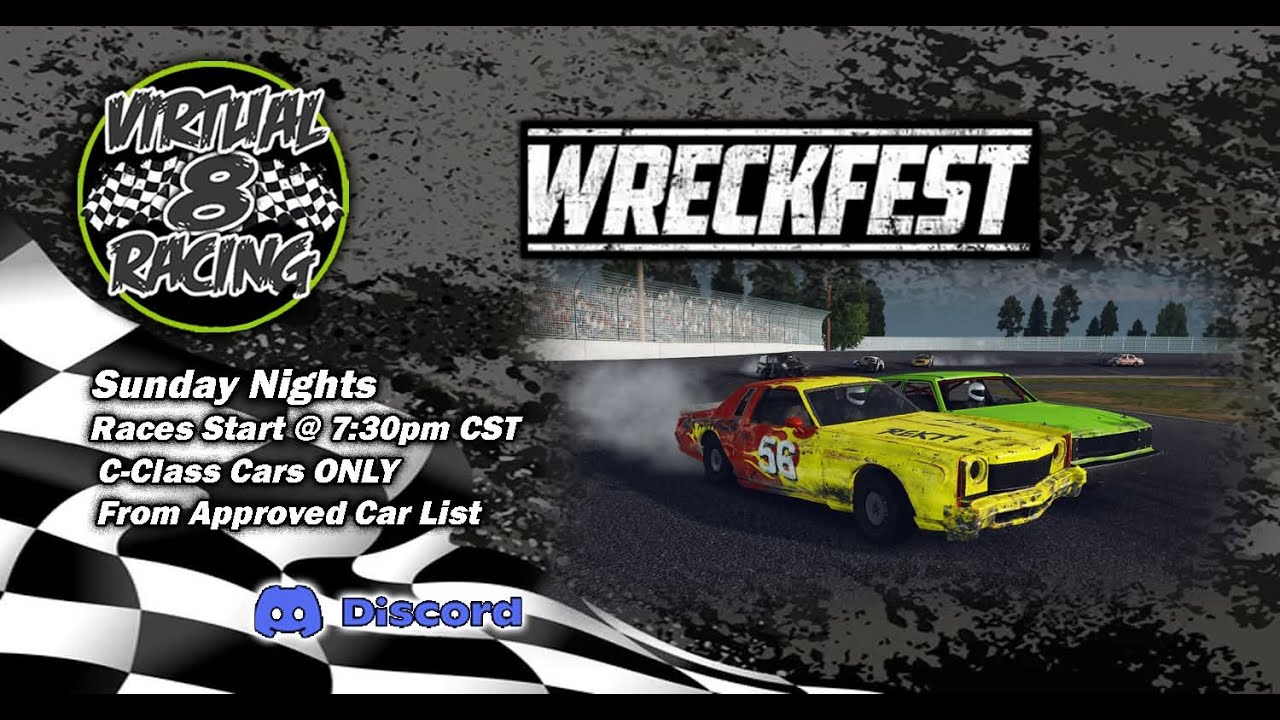 Wreckfest Sunday Night!|Virtual 8 Racing
