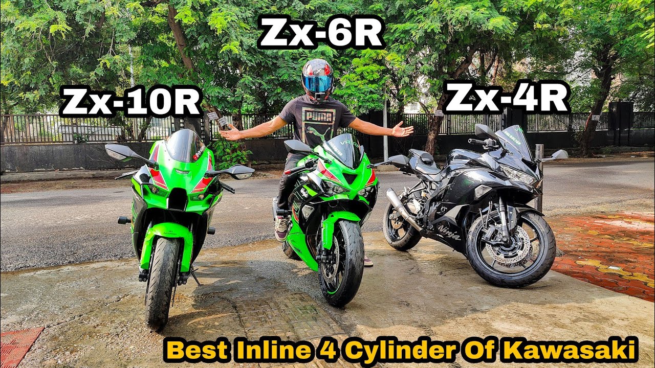 Kawasaki | Zx-4R Vs Zx-6R Vs Zx-10R | Still Zx-25R is the Sweetest Inline 4 Cylinder 😍