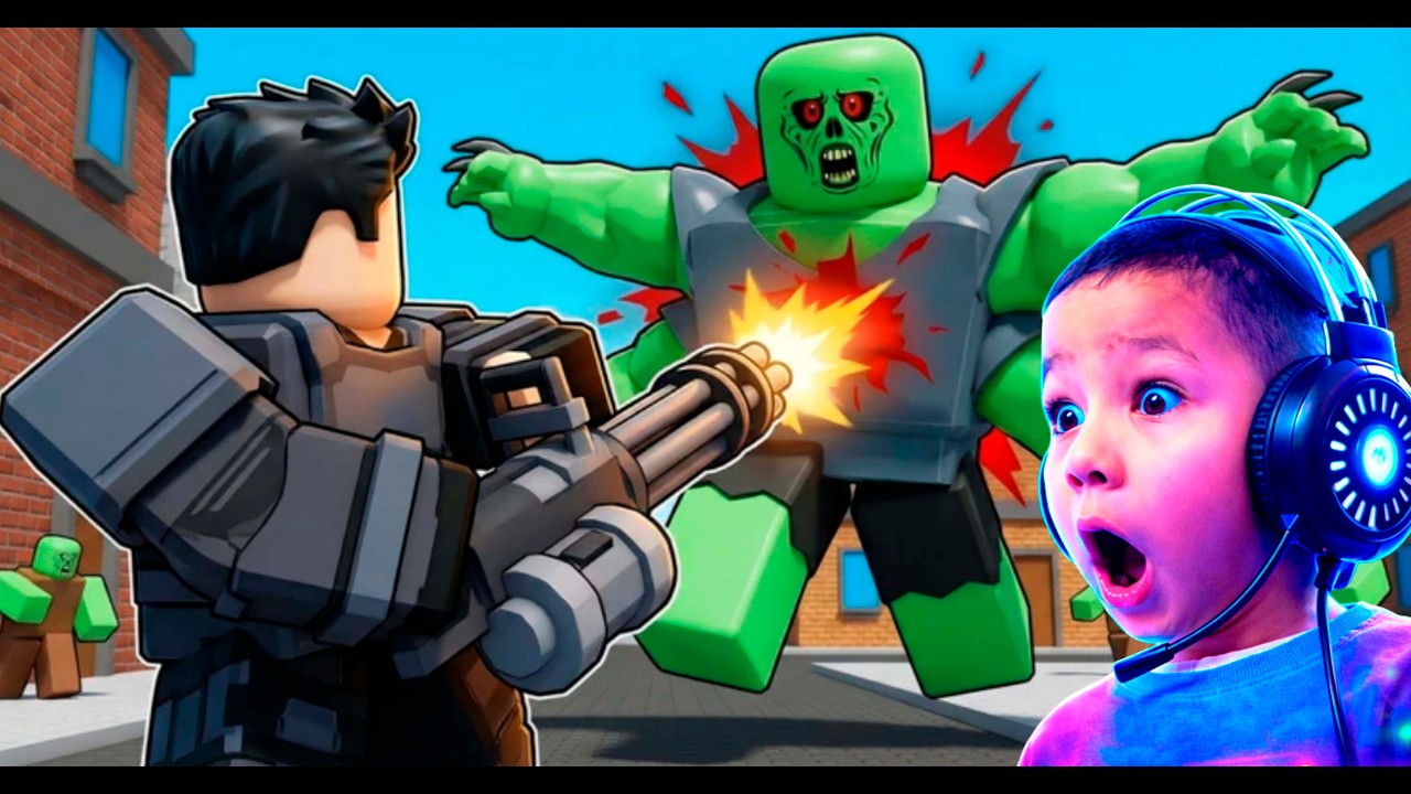 Endless Zombie Waves… Can I Survive 🧟 #roblox #funny