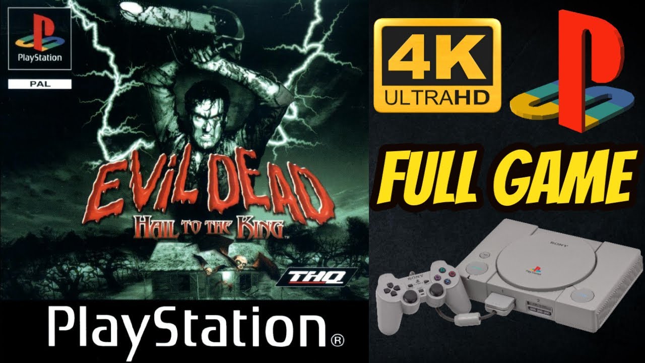 Evil Dead: Hail to the King | PS1 | 4K60ᶠᵖˢ UHD🔴 | Longplay Walkthrough Playthrough Full Movie Game