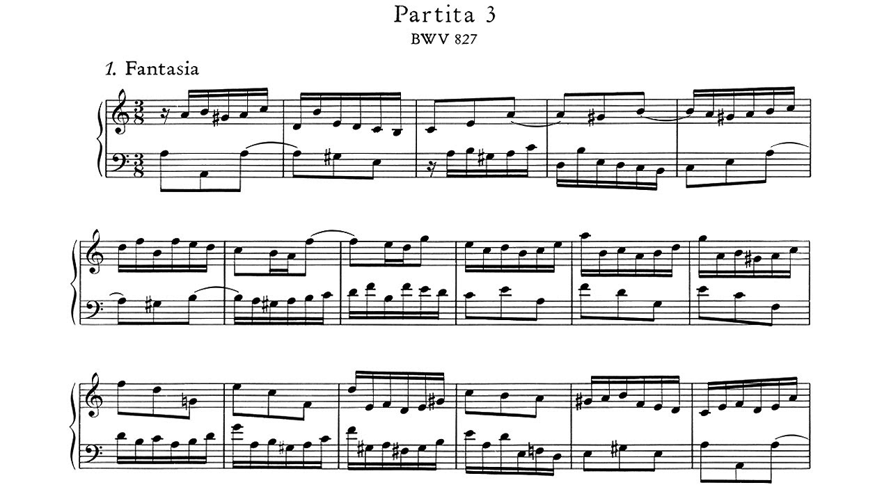 JS Bach: Partita No. 3 in A minor BWV 827 - Jean Louis Steureman, 1983 - Philips 416 617-1 (Part 1)