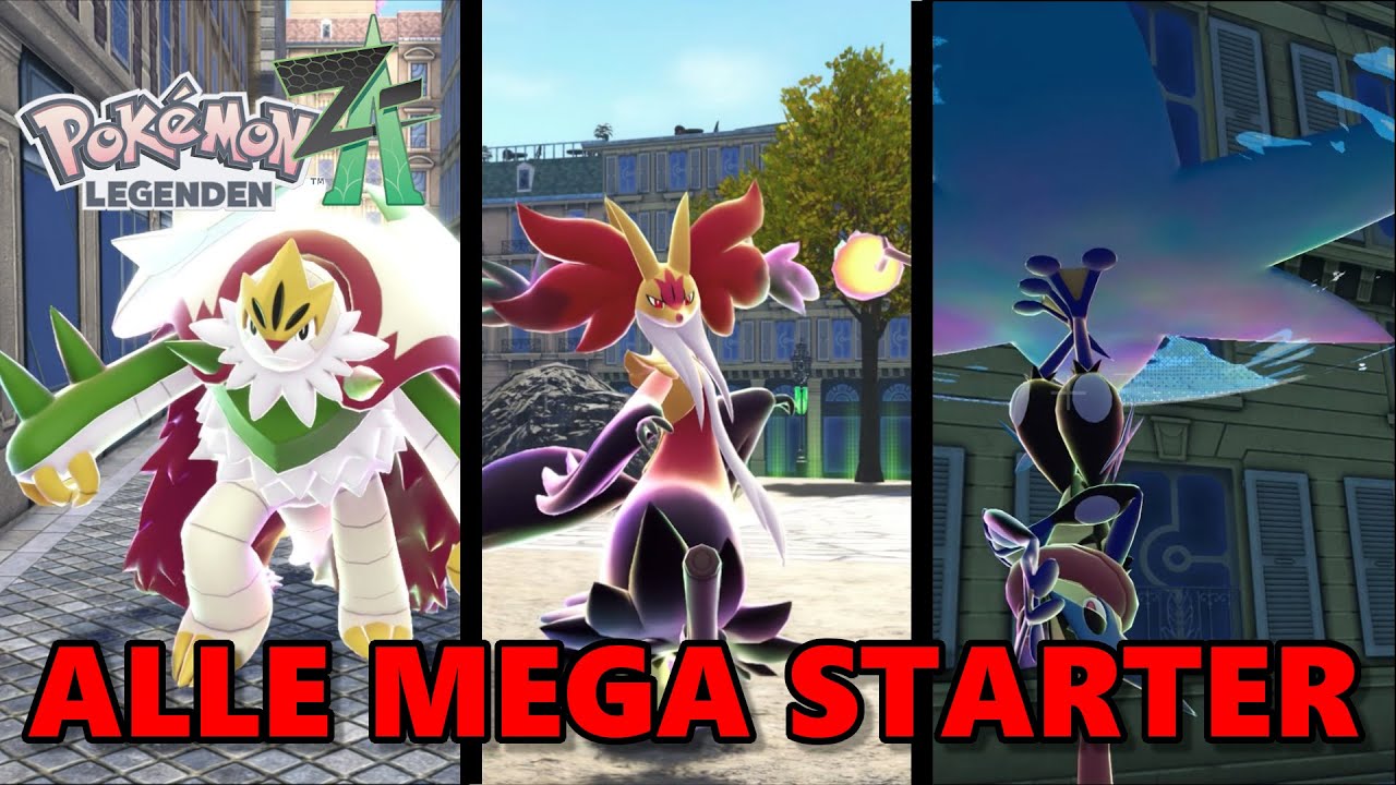 SO LEICHT bekommt man ALLE MEGASTEINE DER KALOS STARTER! - Pokémon Legenden Z-A