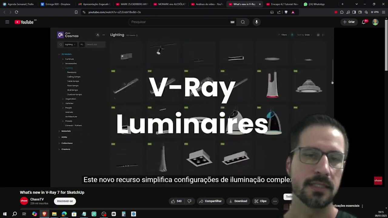 VRAY 7.10 agora funciona no Sketchup 2025!!!