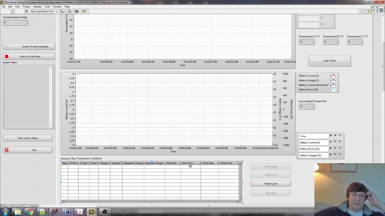 NI cRIO FPGA Example for a Battery Cycling System