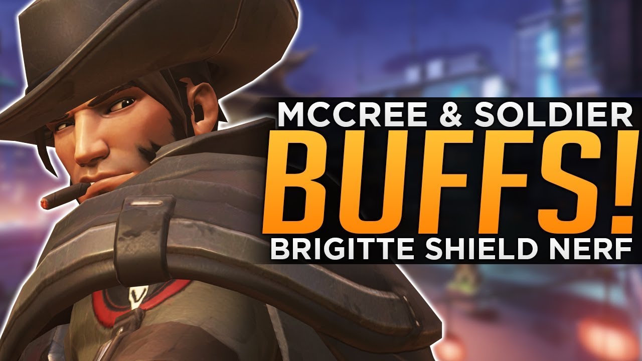 Overwatch: McCree & Soldier BUFFED! - Brigitte Shield NERFED!