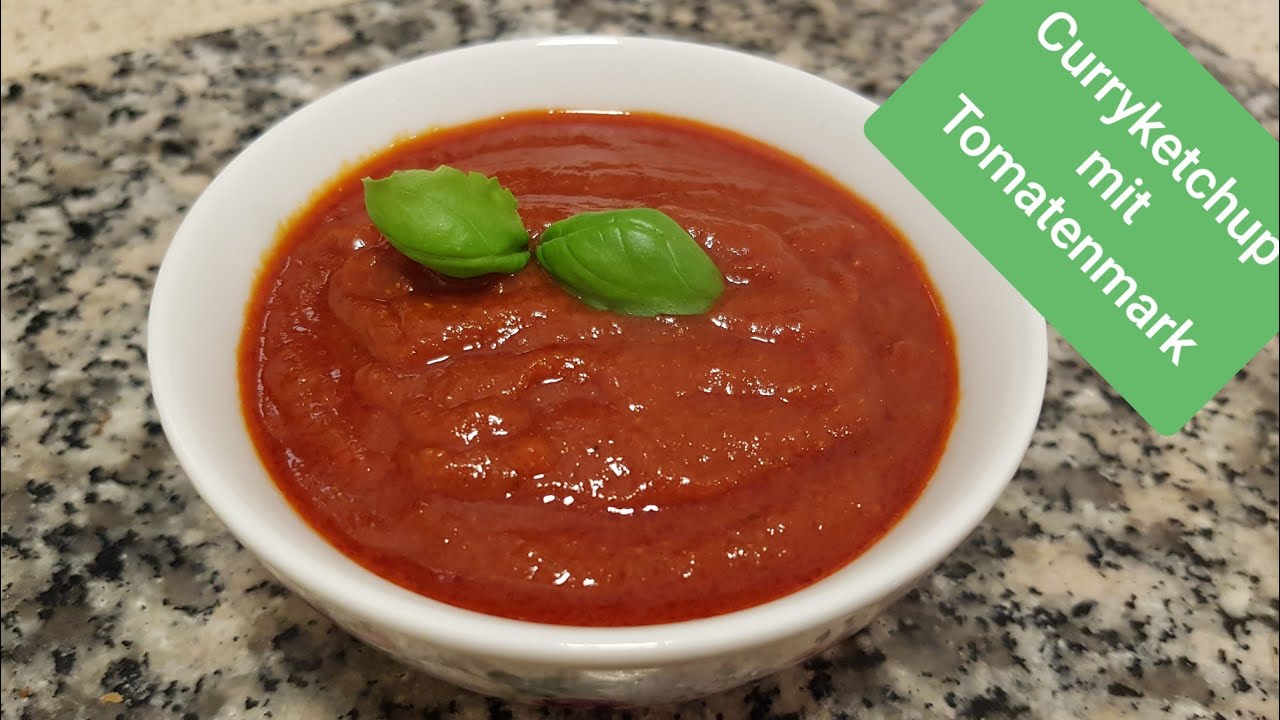 CURRYKETCHUP - die einfache Variante - mit Tomatenmark, ohne zus&auml;tzlichen, raffinierten Zuckerzusatz
