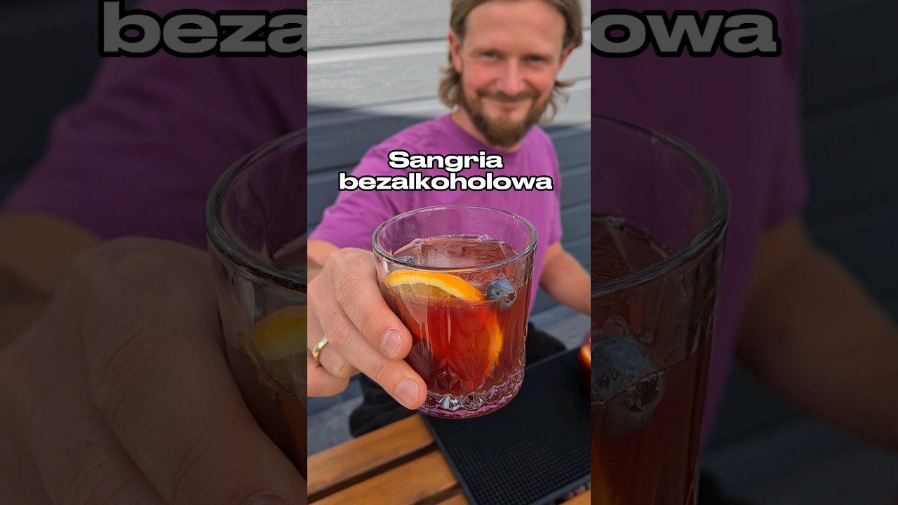 Pyszna i prosta 🍷bezalkoholowa sangria🍷 z 🔖książki 