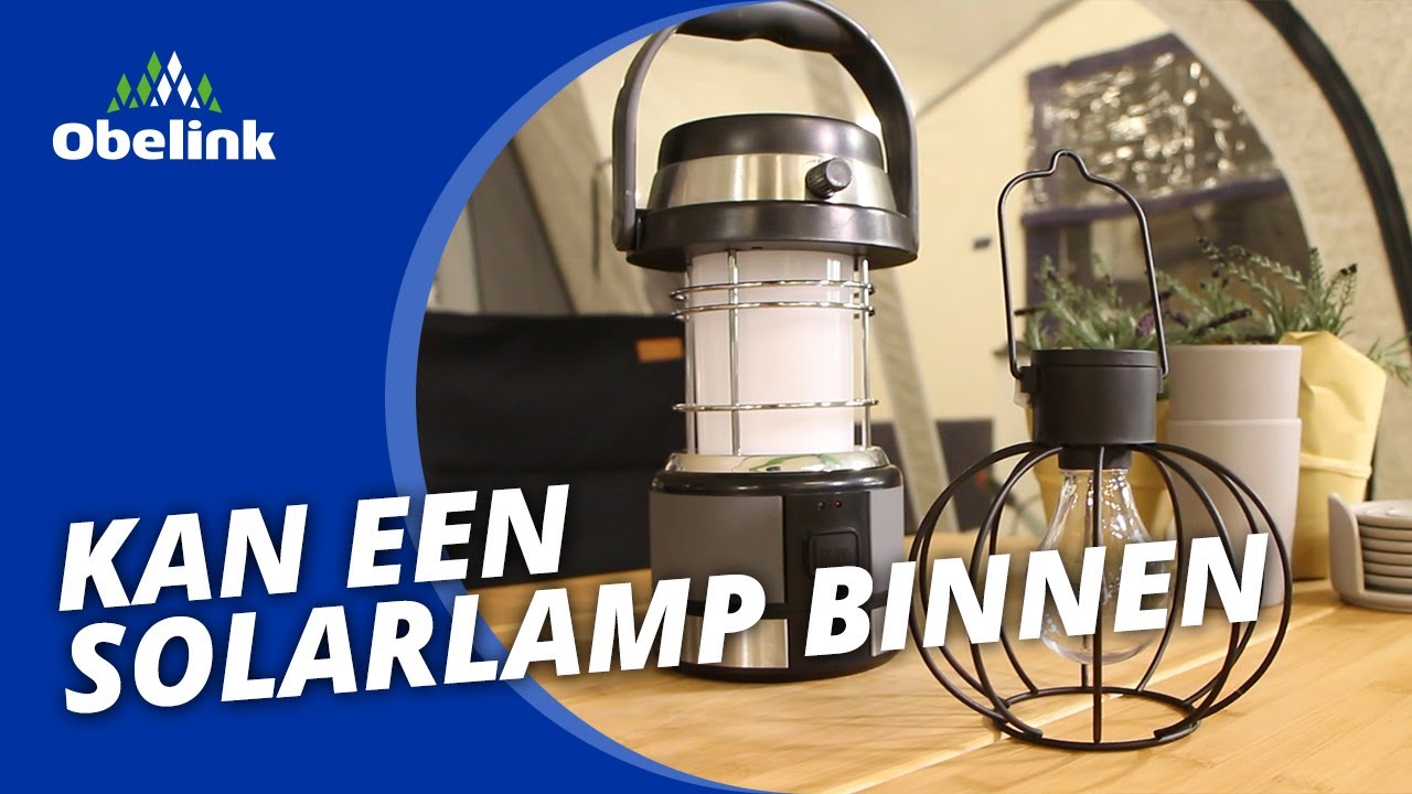 Kan ik een solar lamp binnen of in de schaduw gebruiken? | Obelink