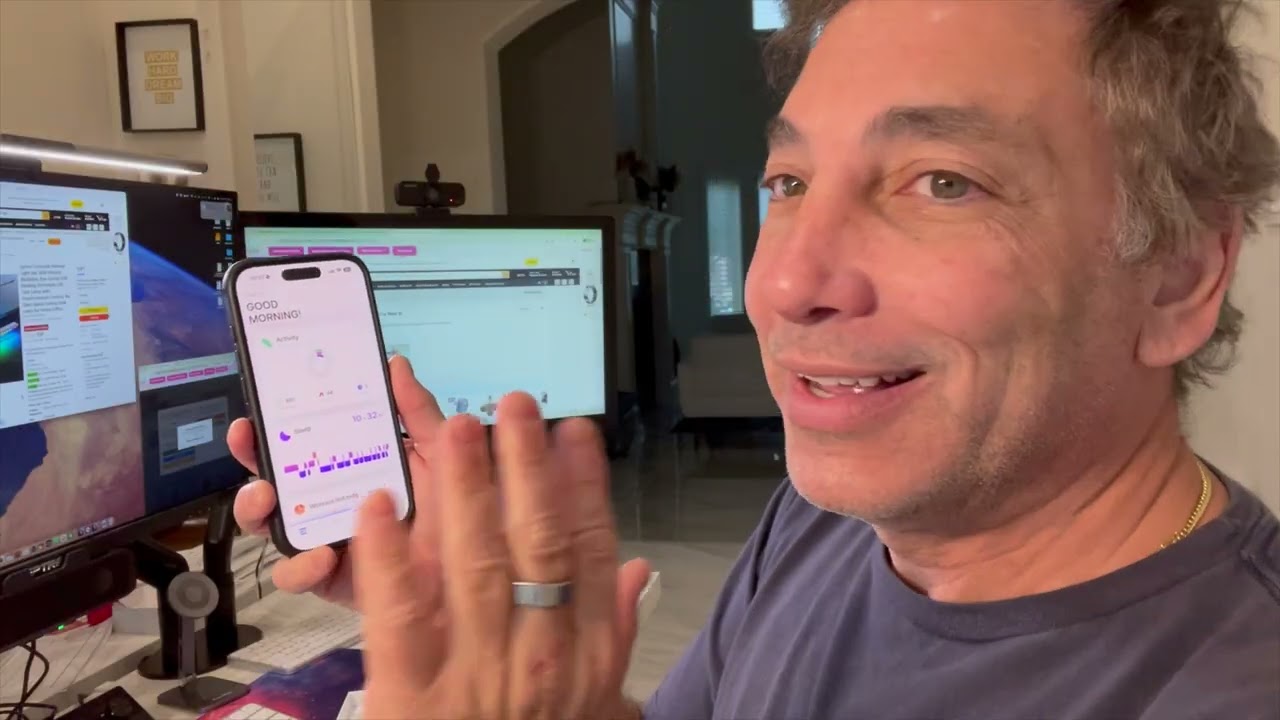 Health Tracking Ring Like Oura Review & Unboxing (4K)
