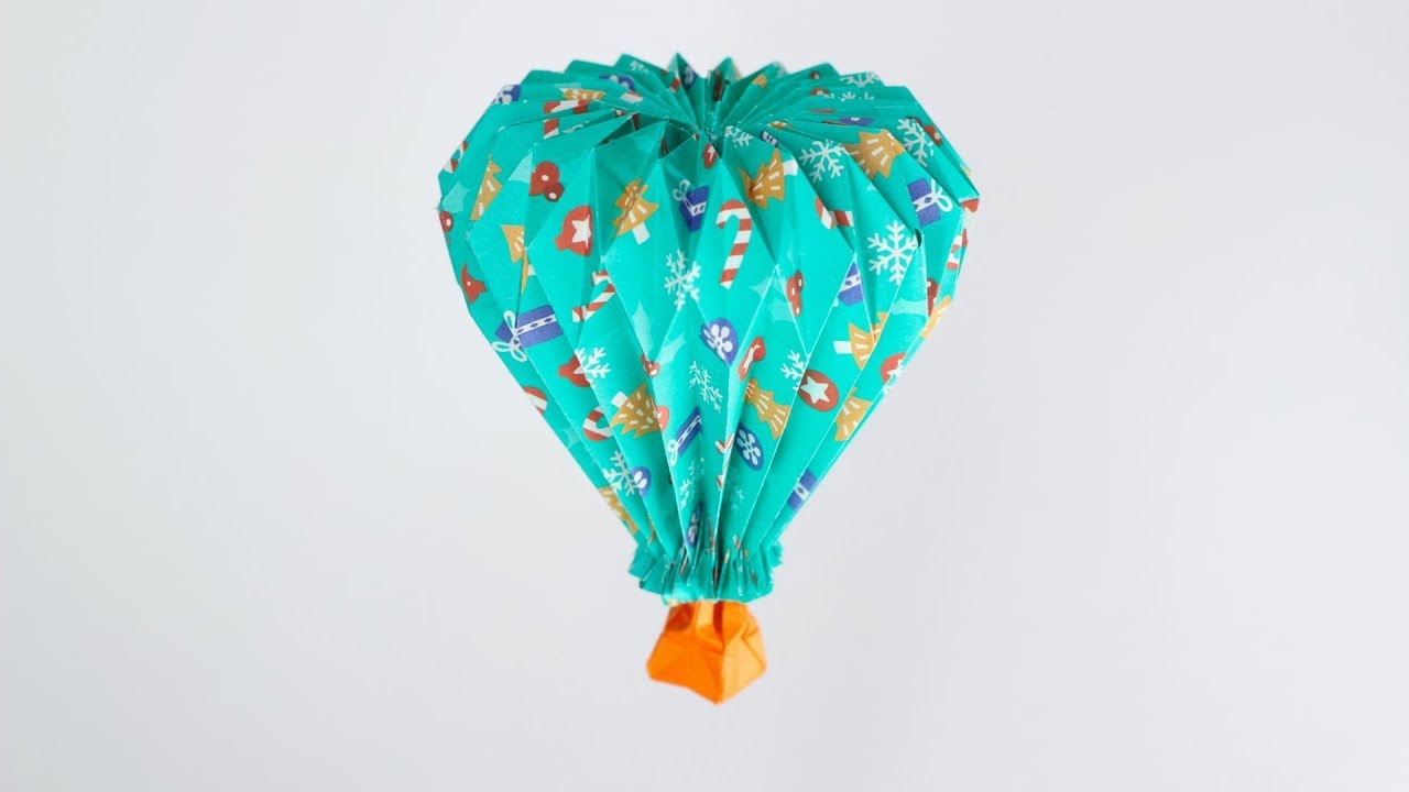 origami hot air balloon 열기구 접기 (Yuri & Katrin Shumakov)