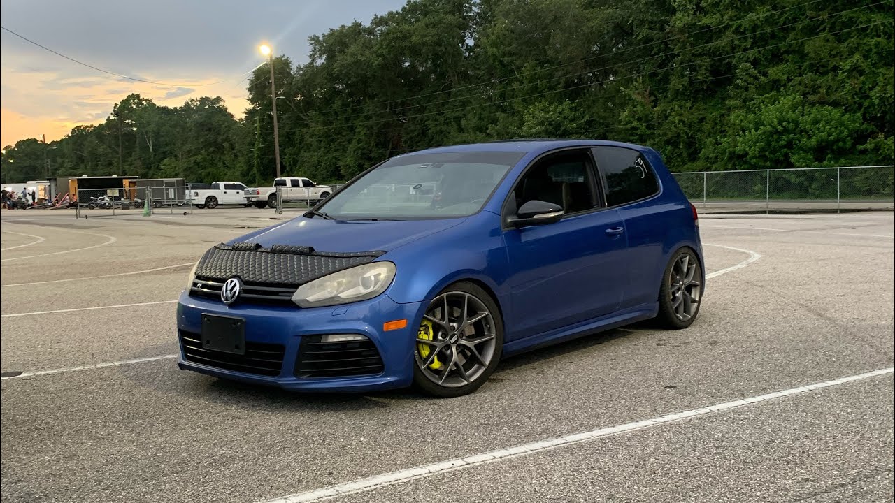 How fast is my 280k mile VW Golf R in the 1/4 mil?! (First ever 1/4 pass!!)