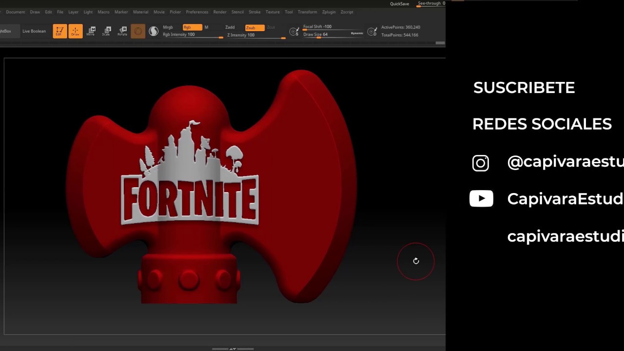 Zbrush para Joyeria #02 Grabado mediante Shadowbox