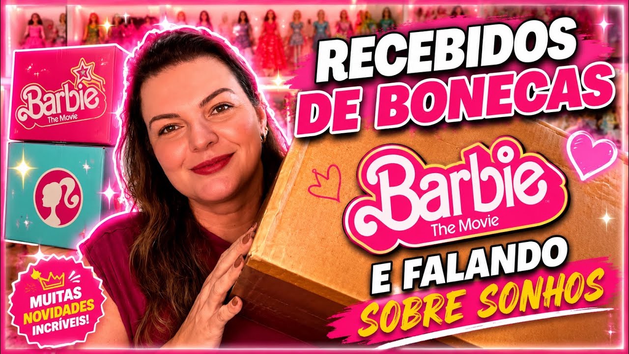 Abrindo um Recebido de Bonecas Barbie super esperado Parte 4💗 #barbie #unboxing #recebidos #mattel 