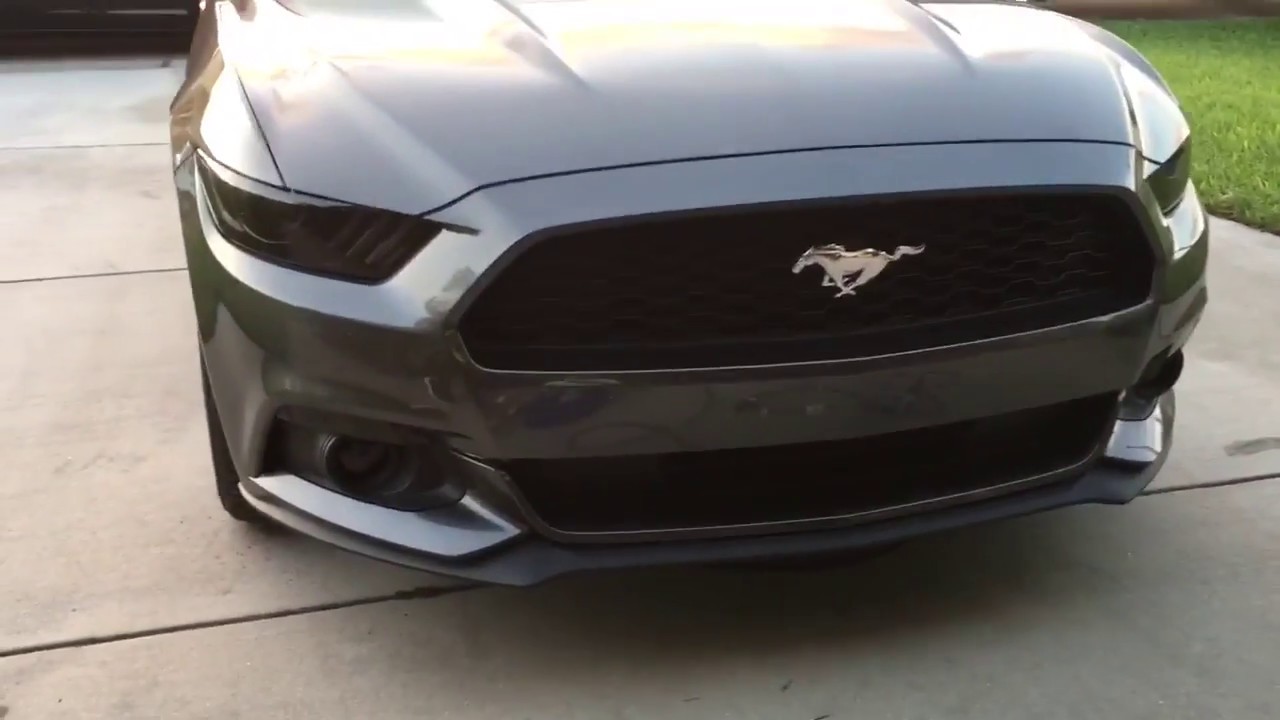 Полный комплект тонировки для Mustang V6 2015 года! Видео установки: до и после!