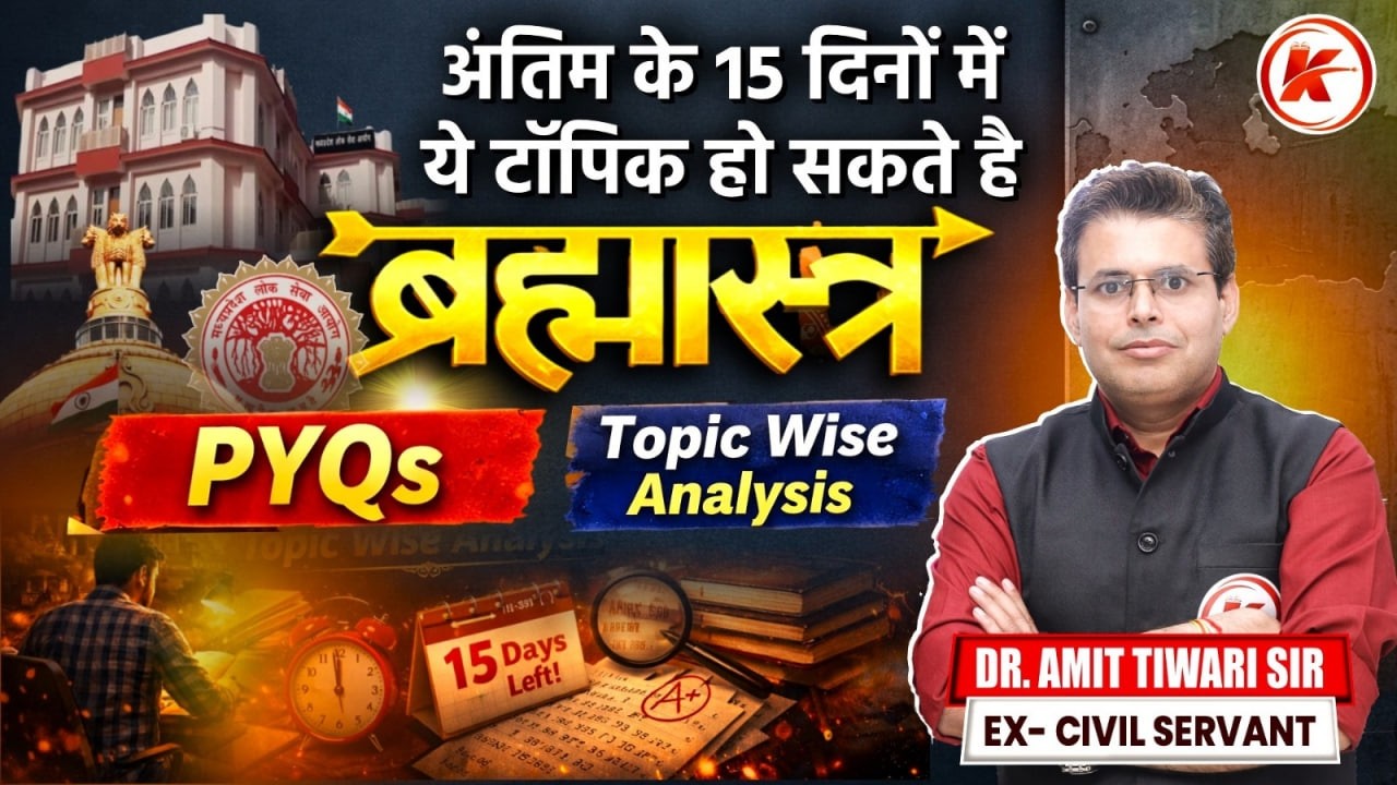 15-Day PSC Crash Plan | Mppsc Pre 2026 | Mppsc 2026 | Mppsc 15-Day Strategy | By Dr.Amit Tiwari Sir