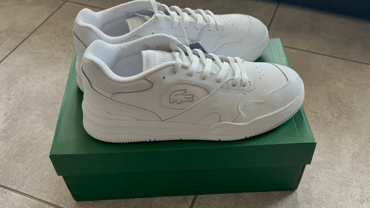 Lacoste Sneaker Men Shoes White Unboxing and Fit Test Review #sneakers #lacoste